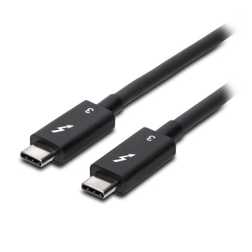 Kensington Thunderbolt 3 Kabel, 0,7 m – 40 Gbit/s – 100 W PD – TB3-zertifiziert – USB-C-kompatibel