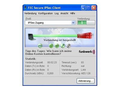 BINTEC IPSEC-VPN-CLIENT 10 User / Secure IPSec Client / unterstuetzt Windows 10 (TM), 8 (TM) / 7 (TM) / Vista (TM)