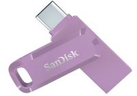 SanDisk Ultra Dual Drive Go USB 256GB, 256 GB, USB Type-A / USB Type-C, 3.2 Gen 1 (3.1 Gen 1), 400 MB/s, Drehring, Lavendel