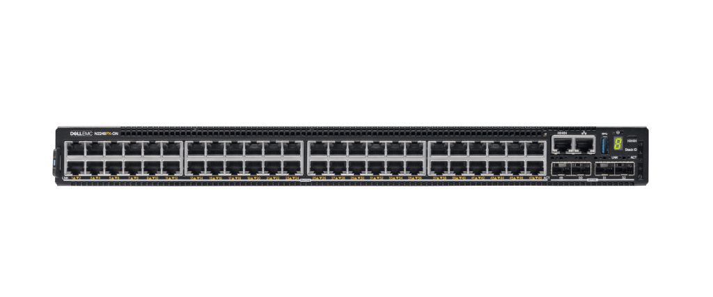 DELL N-Series N2248PX-ON Managed L3 Gigabit Ethernet (10/100/1000) Power over Ethernet (PoE) 1U Schwarz