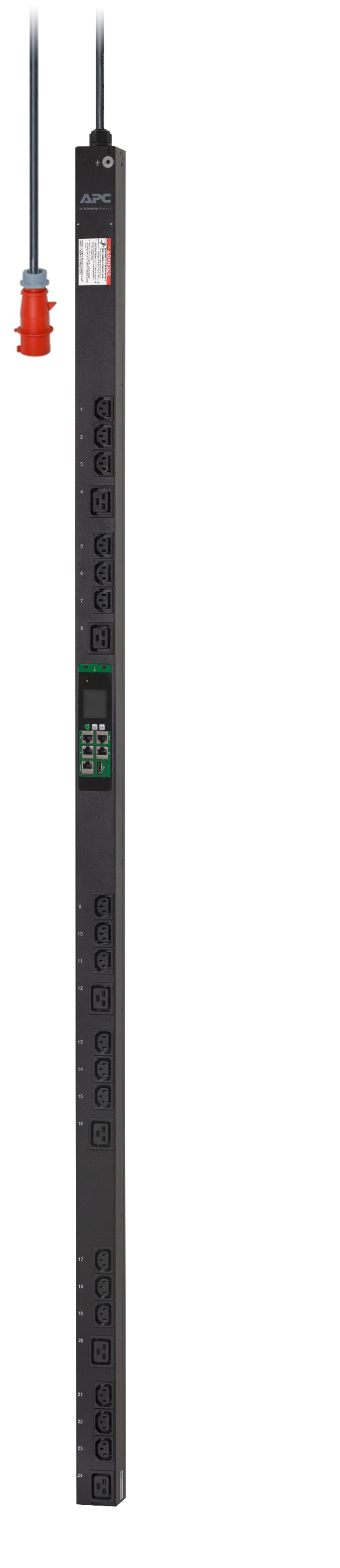 APC EasyPDU Stromverteilereinheit (PDU) 24 AC-Ausgänge 0U Schwarz