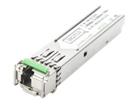 DIGITUS 1.25 Gbps BiDi WDM SFP Module Up to 20km with DDM support Singlemode LC Simplex Connector 10