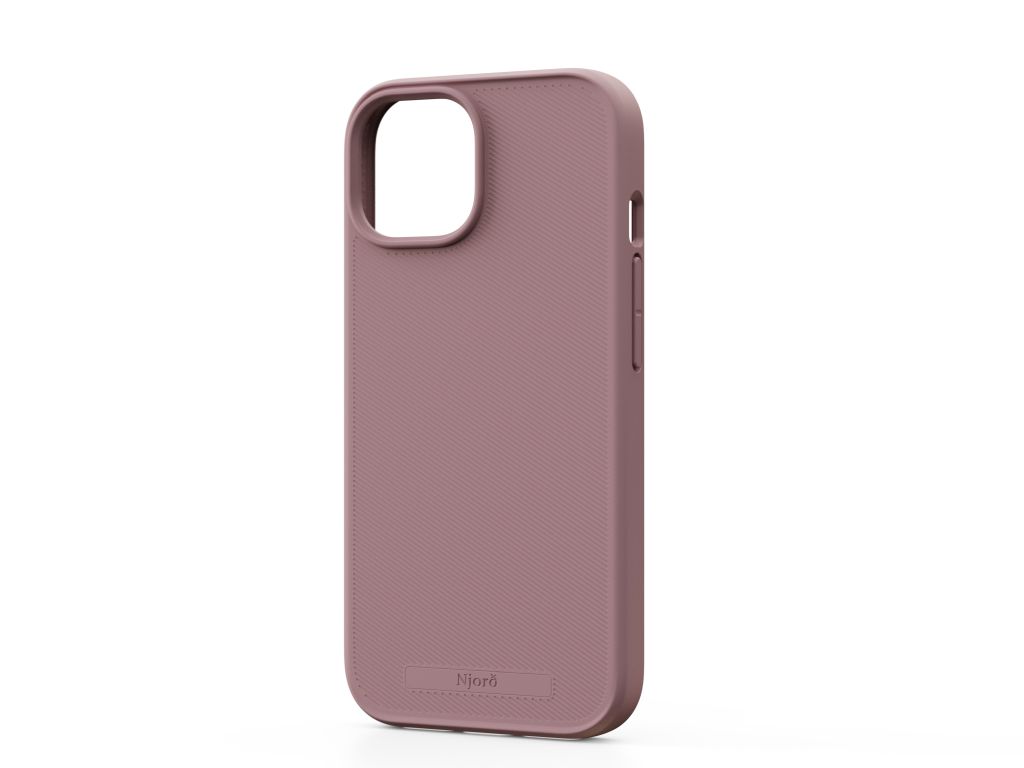 Njord byELEMENTS Slim Case 100% GRS MagSafe iPhone 15, Pink Blush