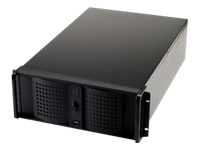 FANTEC TCG-4860X07-1 4HE Server Gehaeuse 688mm schwarz 6x5,25Zoll 2x3,5Z offen 2x3,5Z intern 3x12cm 2x8cm Luefter 2xUSB Luftfilter