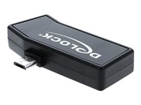 DELOCK Card Reader OTG Micro USB > 1 x Micro SD Slot + 1 USB Port für Smartphones