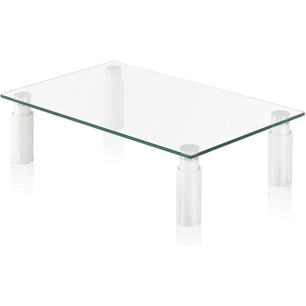 Techly ICA-MS 461E Flachbildschirm-Tischhalterung 81,3 cm (32") Transparent Tisch/Bank