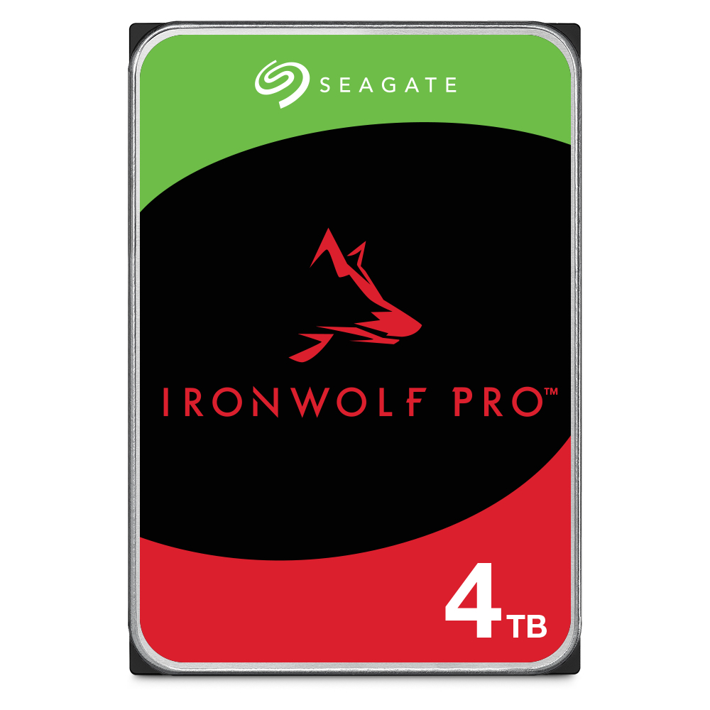 Seagate IronWolf Pro ST4000NT001 4 PACK Interne Festplatte 3.5" 4 TB Serial ATA III