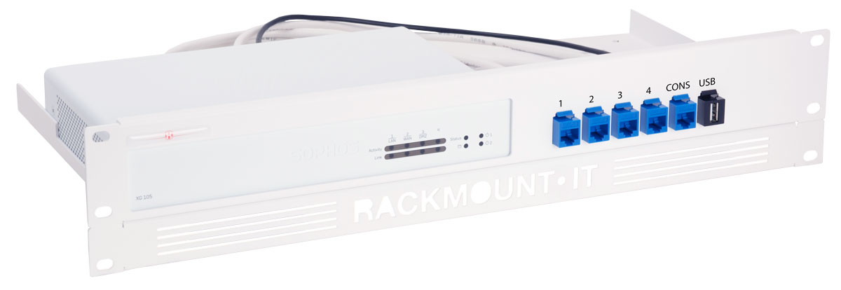 Rackmount.IT Rack Mount Kit für Sophos XG 105 Rev. 3 / XG 106 Rev. 1/115 Rev. 3