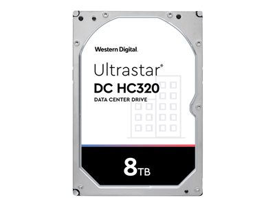WESTERN DIGITAL Ultrastar DC HC320 8,9cm 3,5Zoll 26.1MM 8000GB 256MB 7200RPM SAS ULTRA 512E TCG P3