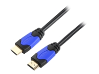 EFB HighSpeed HDMI Kabel w. Ethernet Premium Certif. 4K60Hz A-A St-St 3m schwarz