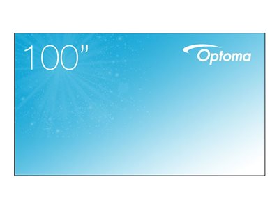 OPTOMA Fixed frame projection 256,54cm 101Zoll 16:9 124,5x221,4cm Gain 0.6