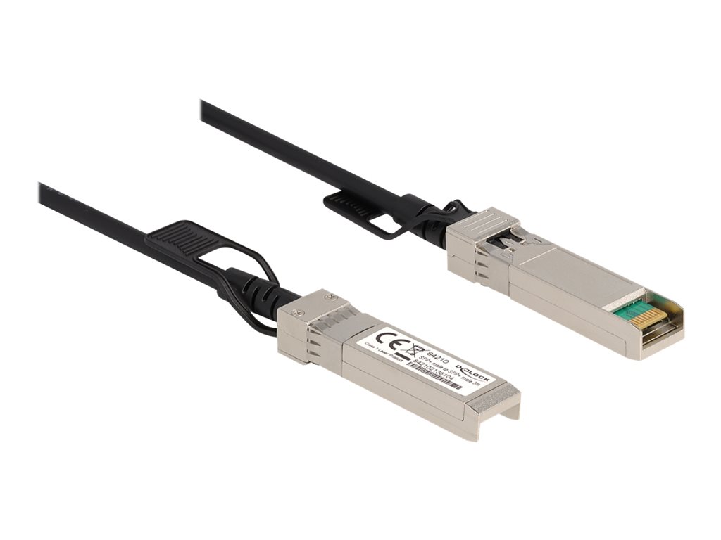 DELOCK Kabel Twinax SFP+ Stecker zu SFP+ Stecker 3 m