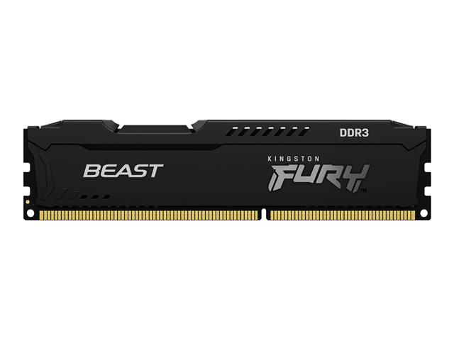 KINGSTON 8GB 1600MHz DDR3 CL10 DIMM Kit of 2 FURY Beast Black