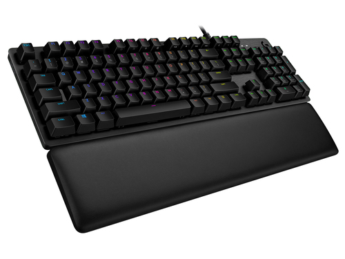 Logitech G G513 CARBON LIGHTSYNC RGB Mechanical Gaming Keyboard, GX Brown, Volle Größe (100%), Kabelgebunden, USB, Mechanischer Switch, RGB-LED, Karbon