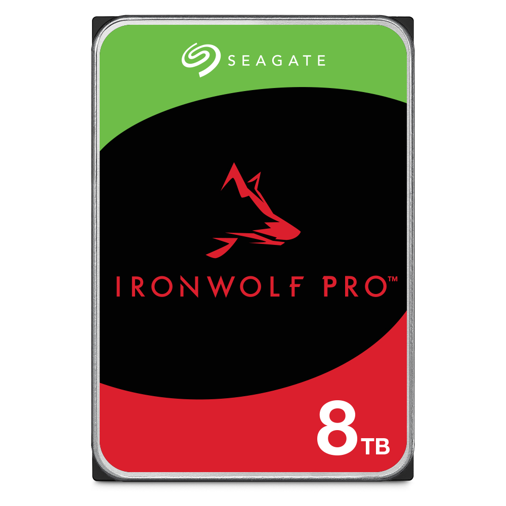 Seagate IronWolf Pro ST8000NT001 4 PACK Interne Festplatte 3.5" 8 TB Serial ATA III