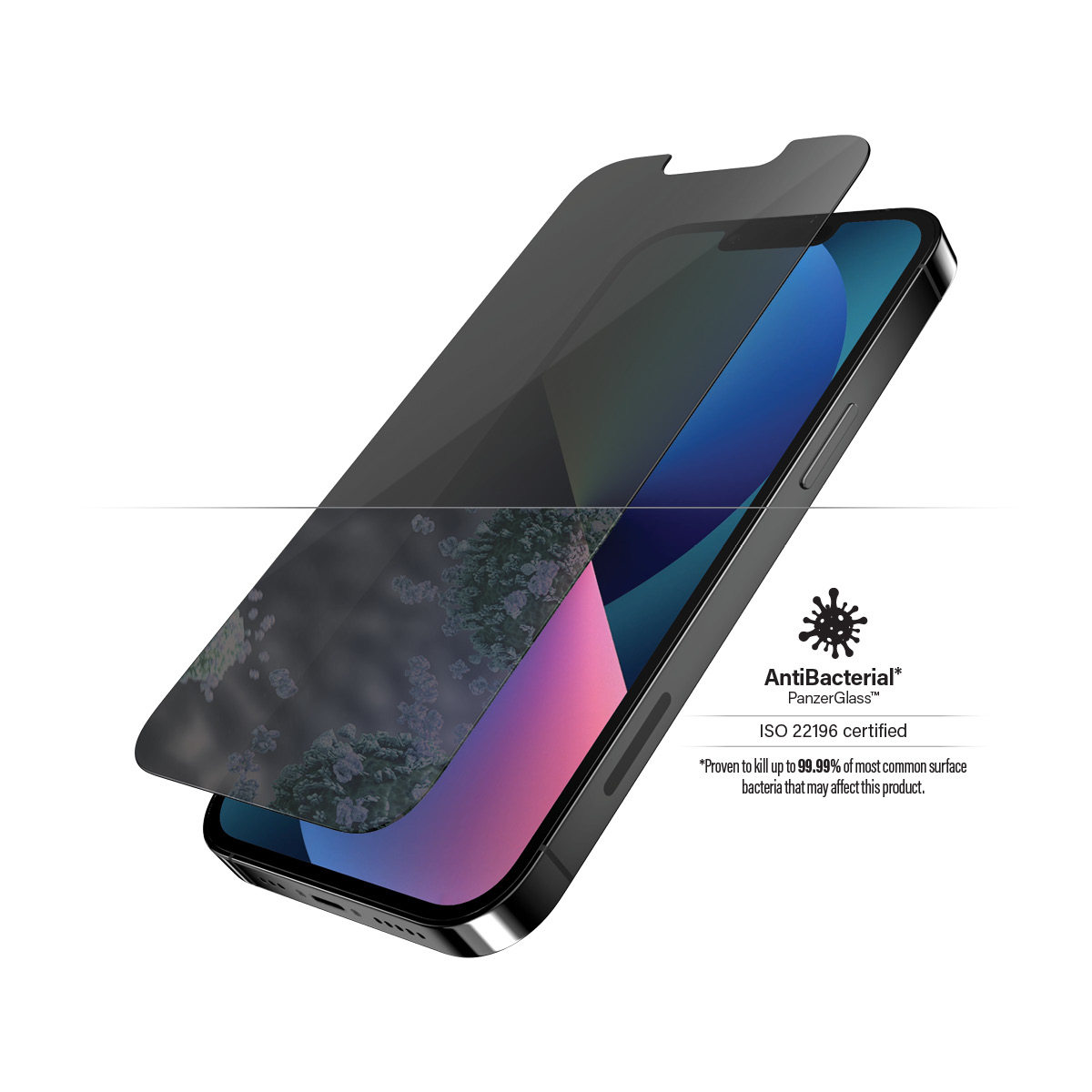 PanzerGlass ™ Privacy Displayschutzglas Apple iPhone 13 | 13 Pro | Standard Fit
