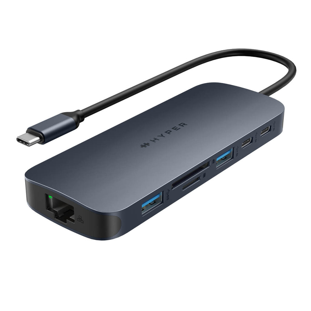 TARGUS HyperDrive EcoSmart Gen.2 Universal USB-C 10-in-1 Hub w 140 W PD3.1 Power Pass-thru