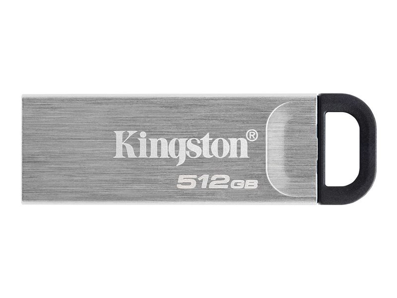 Kingston Technology DataTraveler 512GB Kyson USB-Stick, 512 GB, USB Typ-A, 3.2 Gen 1 (3.1 Gen 1), 200 MB/s, Ohne Deckel, Silber