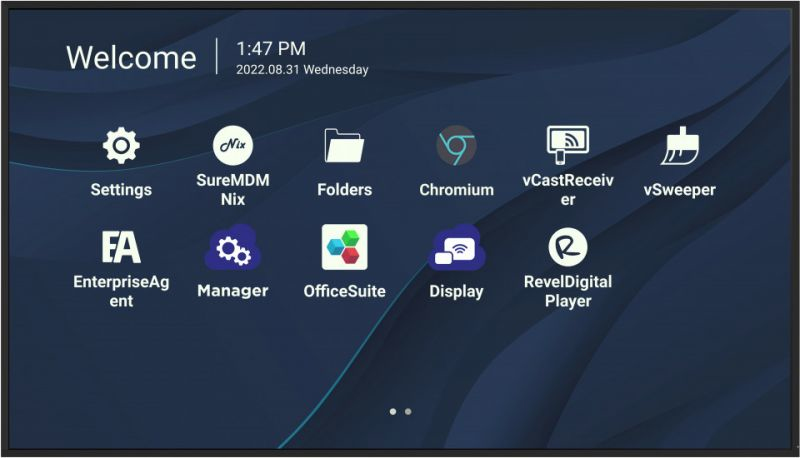 Viewsonic CDE7530 Signage-Display 190,5 cm (75") WLAN 450 cd/m² 4K Ultra HD Schwarz Touchscreen Eingebauter Prozessor Android 11