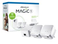 Devolo Magic 1 WiFi mini Network Kit, 1200 Mbit/s, IEEE 802.11b, IEEE 802.11g, IEEE 802.11n, IEEE 802.3, IEEE 802.3az, IEEE 802.3u, IEEE 802.3x, Typ C, Schnelles Ethernet, 10,100 Mbit/s, Wi-Fi 4 (802.11n)