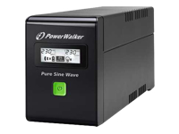 POWERWALKER VI 600 SW IEC 600VA / 360W Line-Interactive USV Tower AVR Reine Sinuswelle LCD