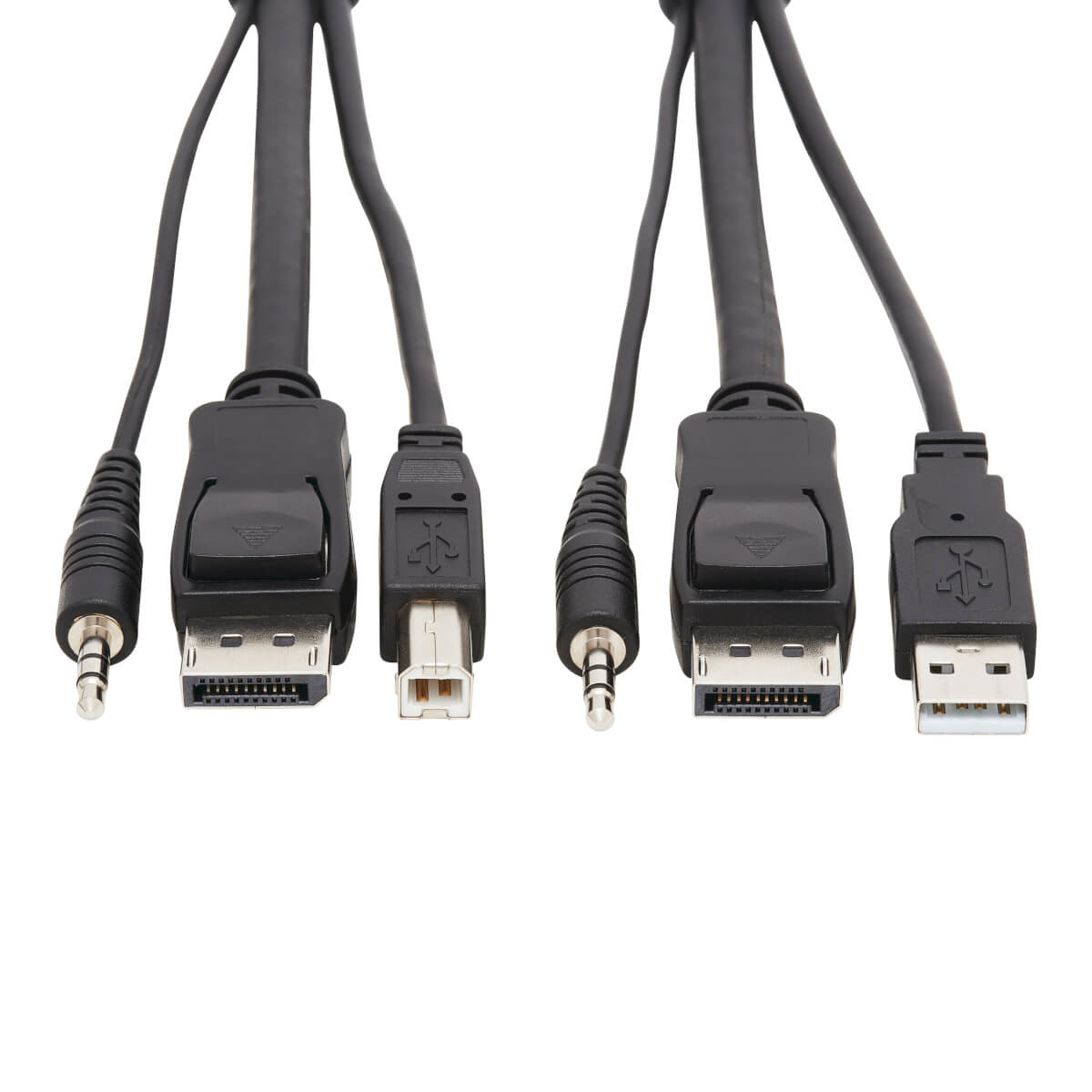 EATON TRIPPLITE DisplayPort KVM Cable Kit 3 in 1 - 4K DisplayPort USB 3,5mm Audio 3xM/3xM 4:4:4 6 ft