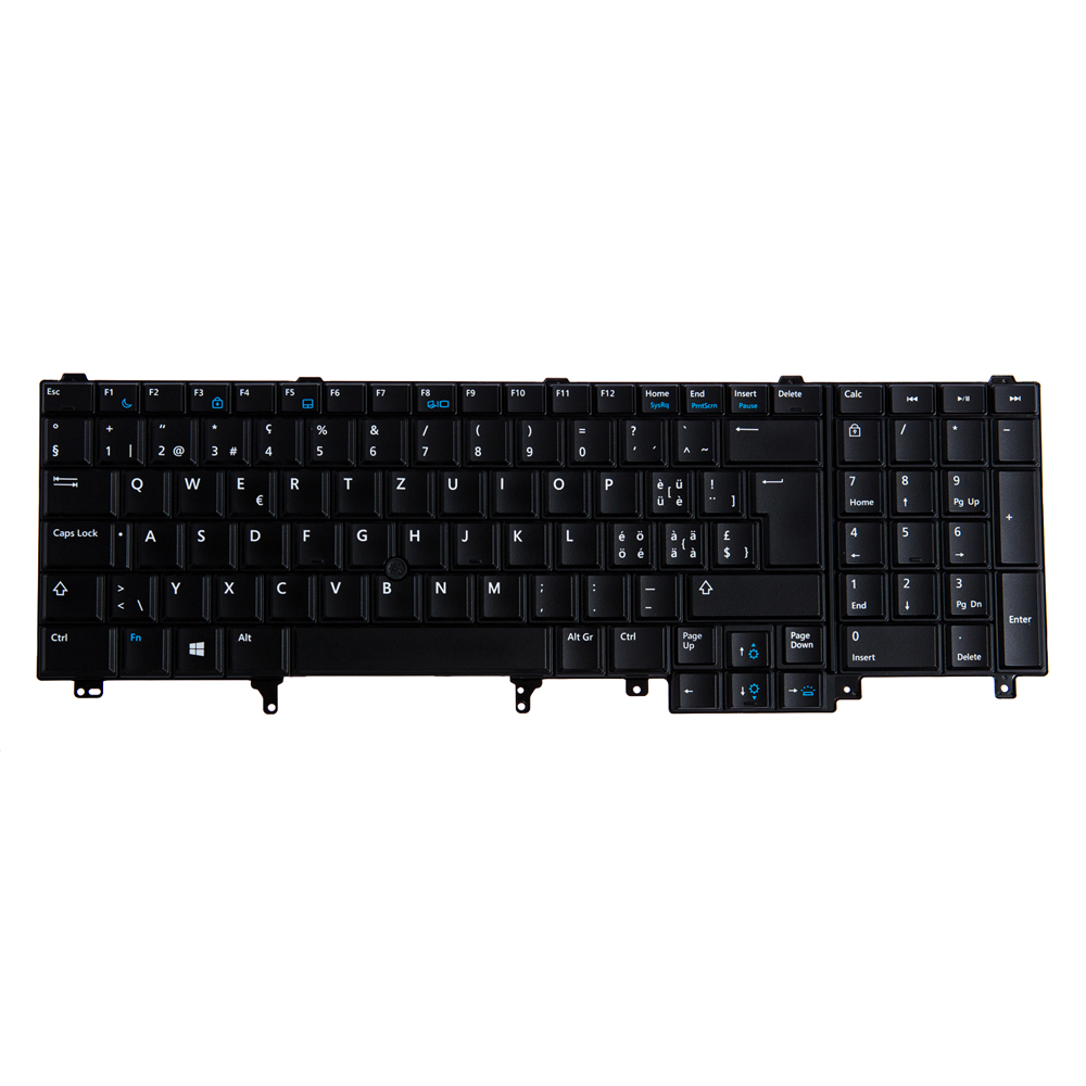 Origin Storage KB-C21RV Tastatur Schweiz Schwarz