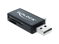 DELOCK Micro USB OTG Card Reader + USB A Stecker