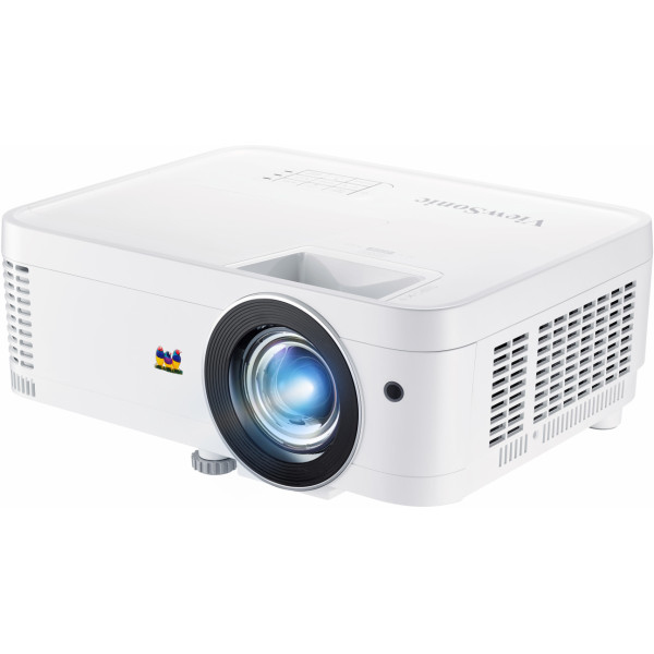 Viewsonic PX706HD Beamer Short-Throw-Projektor 3000 ANSI Lumen DMD 1080p (1920x1080) Weiß