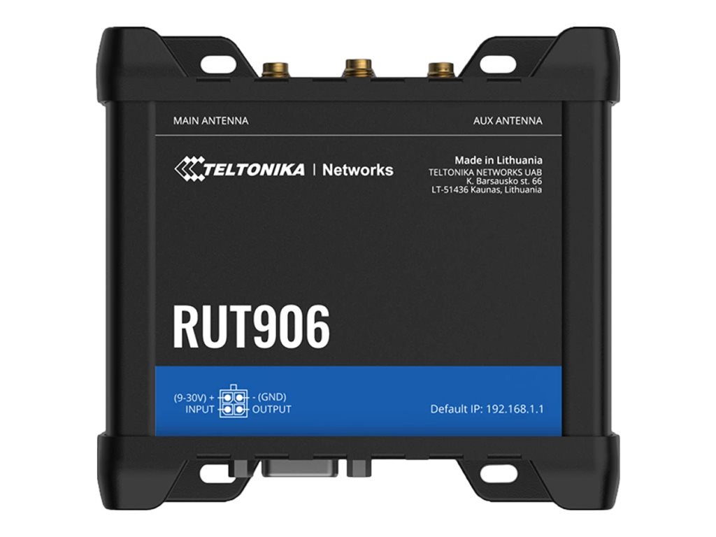 TELTONIKA NETWORKS RUT906 LTE/4G/3G/2G RS232/RS485 Industrie Router