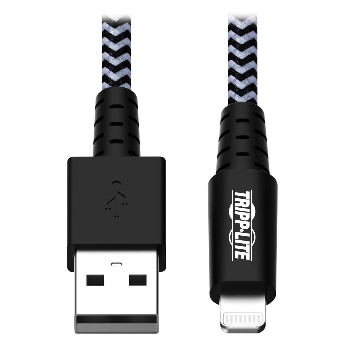 Tripp Lite M100-006-HD Hochbelastbares USB-A auf Lightning Sync-/Ladekabel, MFi-zertifiziert Stecker/Stecker, USB 2.0, 1,83 m