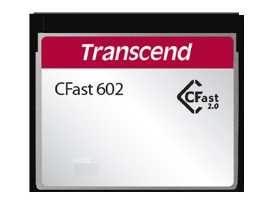 Transcend TS16GCFX602, 16 GB, CFast 2.0, 500 MB/s, 350 MB/s, Schwarz