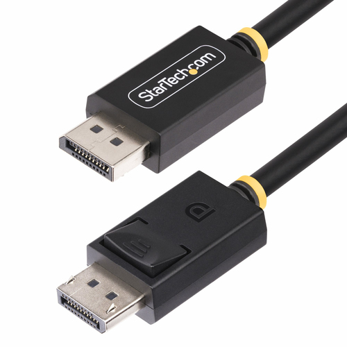 StarTech.com 2m DisplayPort 2.1 Kabel, VESA zertifiziert DP40 DisplayPort Kabel mit UHBR10/HDR/HDCP 2.2, 8K 60Hz/4K 144Hz mit DSC 1.2a, 1440p 240Hz, 40Gbps, DP Kabel, UHD DP Monitor Kabel/Bildschirmkabel, M/M