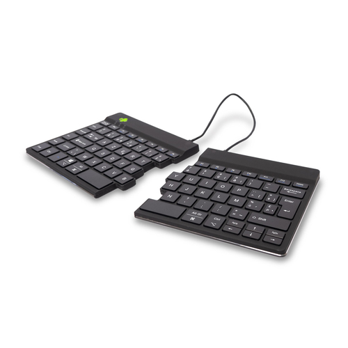 R-Go Tools Split R-Go Break Tastatur, AZERTY (BE), Bluetooth, schwarz