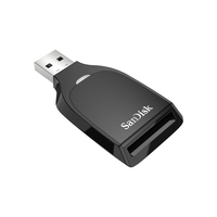 SanDisk SDDR-C531-GNANN, SD, SDHC, SDXC, Schwarz, 170 Mbit/s, For use with CF Express card type B format, USB 3.2 Gen 1 (3.1 Gen 1), 31,8 mm