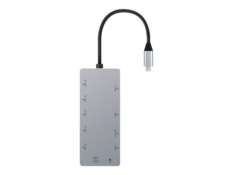EXSYS EX-1221HM USB 3.2 Gen1 C-HUB 11 Ports für Notebook Matebook und MacBook