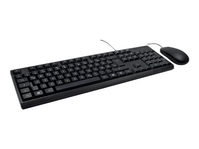 INTER-TECH NK-1000C Maus-/Tastatur-set 105er-QWERZ-Tastatur 800dpi Maus kabelgebunden