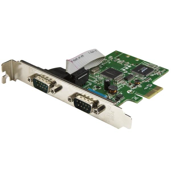 StarTech.com 2 Port PCI Express Seriell Karte mit 16C1050 UART - RS232