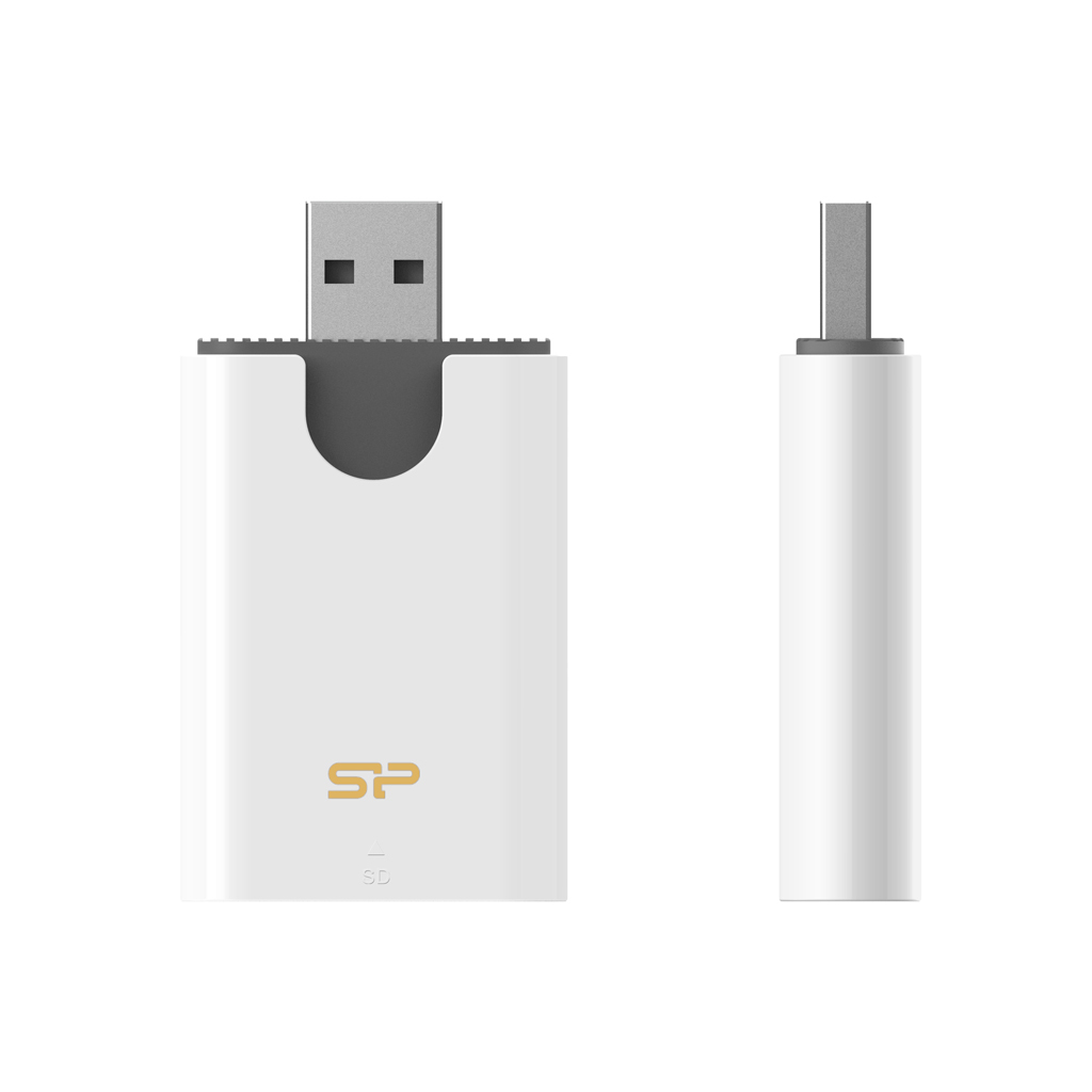 Silicon Power Combo Kartenleser USB 3.2 Gen 1 (3.1 Gen 1) Type-A Weiß