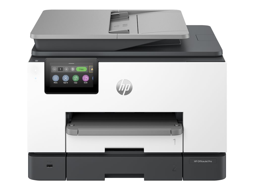 HP OfficeJet Pro 9130b All-in-One Drucker, Farbe, Drucker für Kleine und mittlere Unternehmen, Drucken, Kopieren, Scannen, Faxen, Wireless; Drucken vom Smartphone oder Tablet; automatische Dokumentenzuführung; beidseitiger Druck; beidseitiges Scannen; Sca