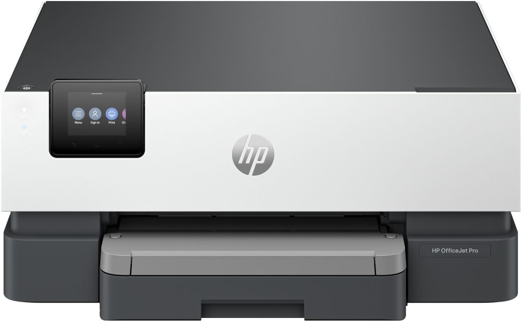 HP OfficeJet Pro 9110b Drucker, Farbe, Drucker für Home und Home Office, Drucken, Wireless; beidseitiger Druck; Drucken vom Smartphone oder Tablet; Touchscreen; Anschluss für USB-Flash-Laufwerk (vorne)