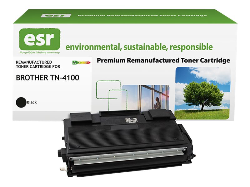 ESR Toner cartridge compatible with Brother TN-4100BK black remanufactured 7.500 pages