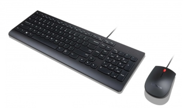 Lenovo 4X30L79909 Tastatur Maus enthalten USB QWERTZ Polnisch Schwarz