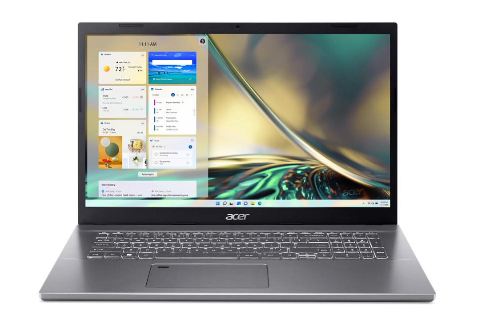 Acer Aspire 5 A517-53-75WE Laptop 43,9 cm (17.3") Full HD Intel® Core™ i7 i7-12650H 16 GB DDR4-SDRAM 1 TB SSD Wi-Fi 6 (802.11ax) Silber