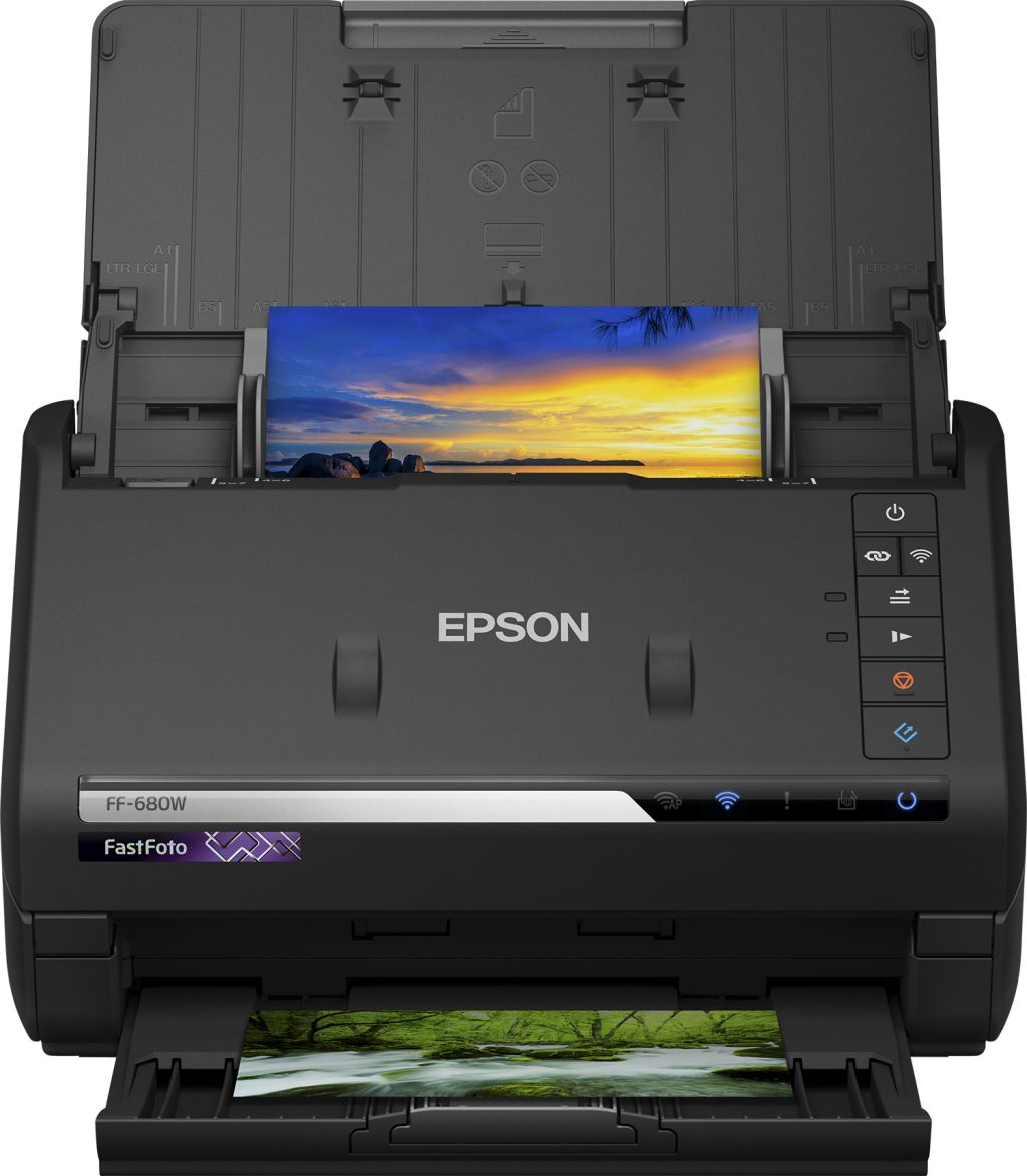 Epson FastFoto FF-680W Scanner mit Vorlageneinzug 600 x 600 DPI A4 Schwarz
