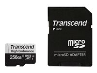 TRANSCEND USD350V 256GB microSD w/ adapter U3 High Endurance