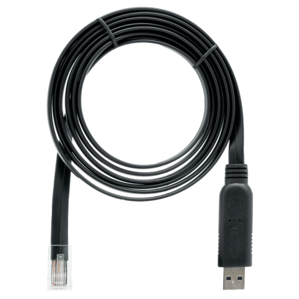 QNAP CAB-CONSOLE-URJ45-1M8 USB Kabel 1,8 m RJ-45 USB A Schwarz