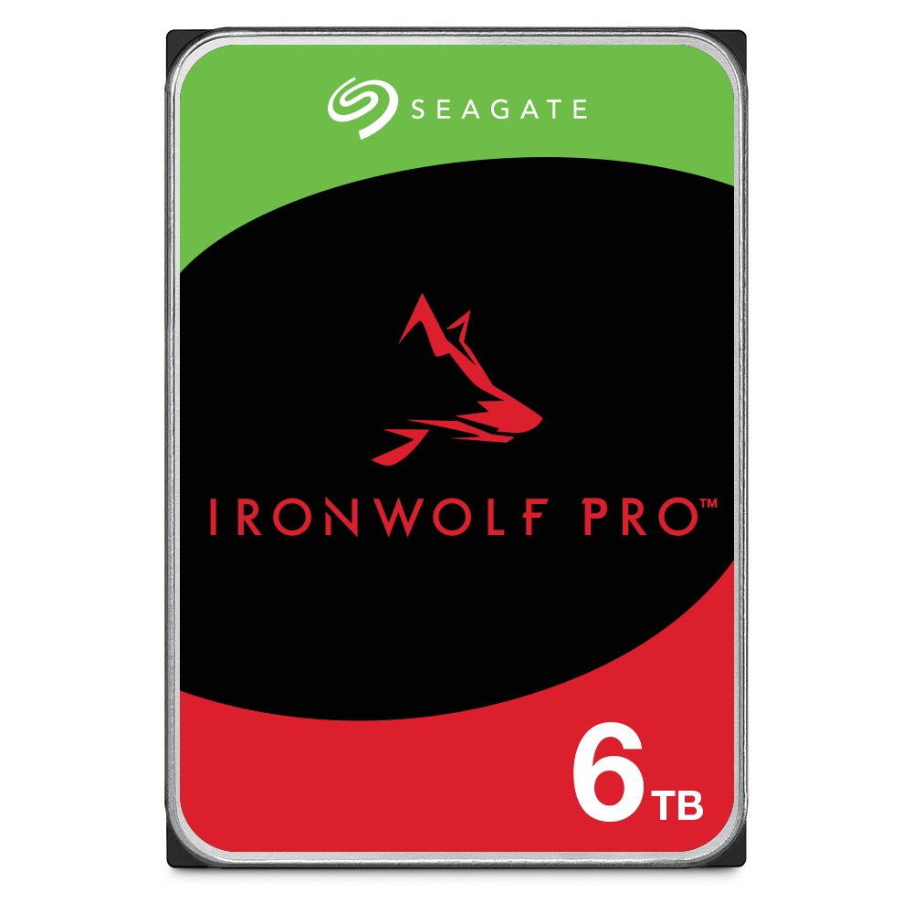 Seagate IronWolf Pro ST6000NT001 4 PACK Interne Festplatte 3.5" 6 TB Serial ATA III