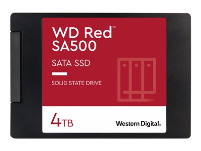 WD Red SSD SA500 NAS 4TB 6,35cm 2,5Zoll SATA III 6 Gb/s internal single-packed