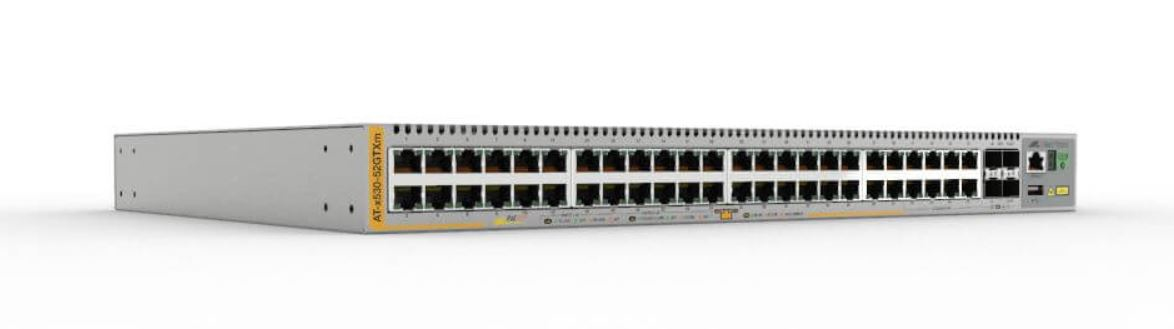 Allied Telesis x530-52GTXm Managed L3 Gigabit Ethernet (10/100/1000) Grau